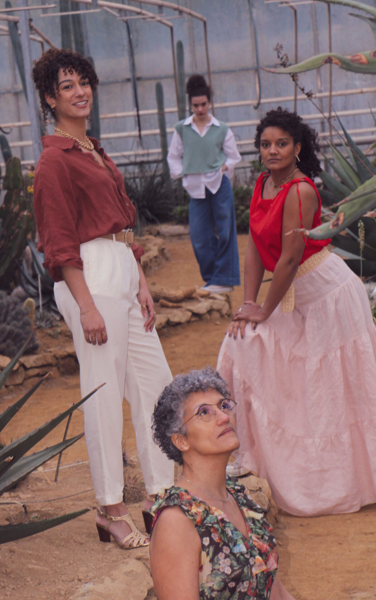 jupe longue esperanza lin rose carlotta par morgane raguenes