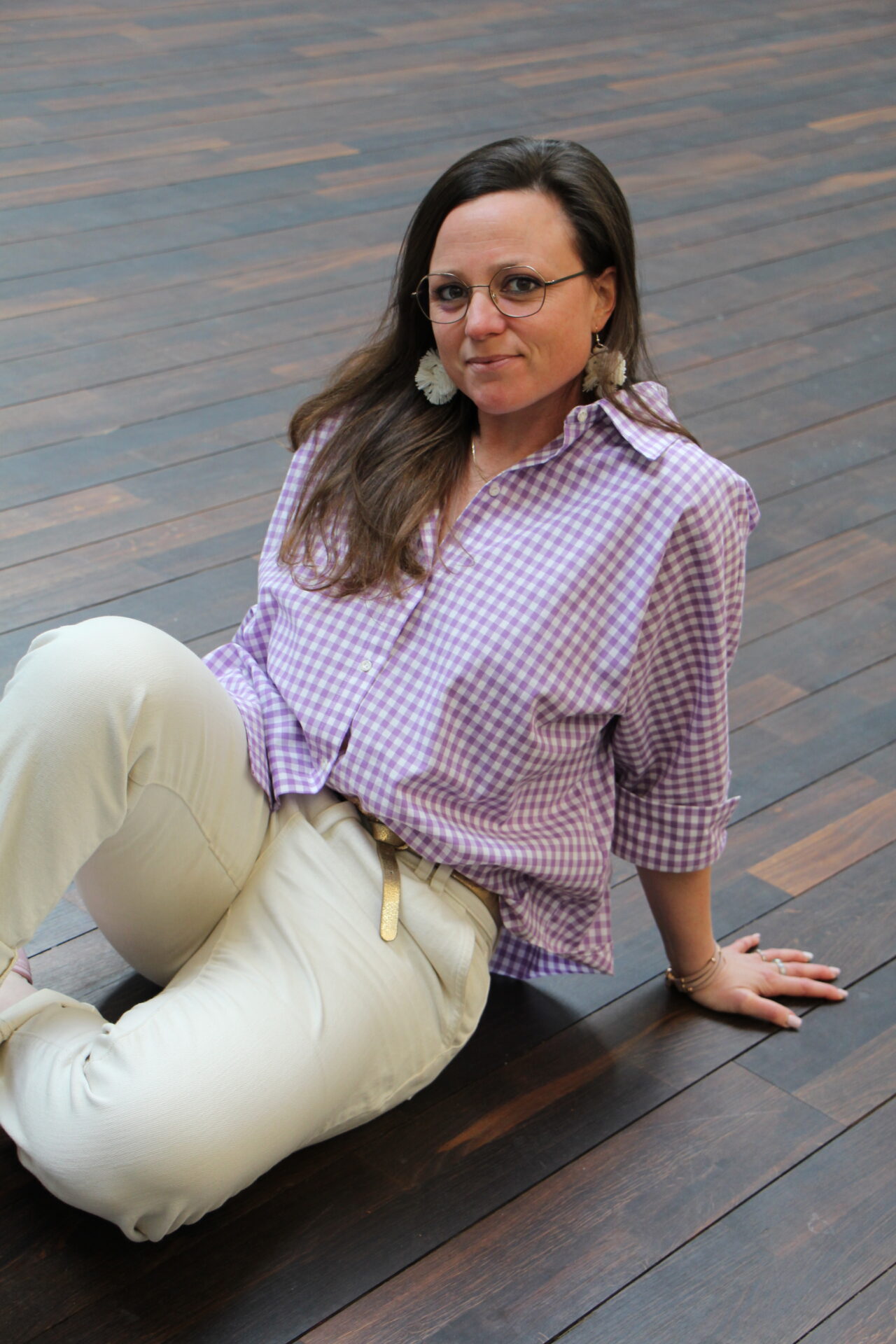 IMG_8982 chemise deneb vichy lilas carlotta par morgane raguenes