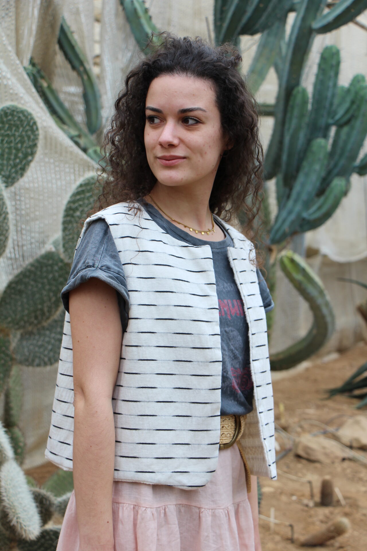 Gilet Brittany réversible carlotta par morgane raguenes