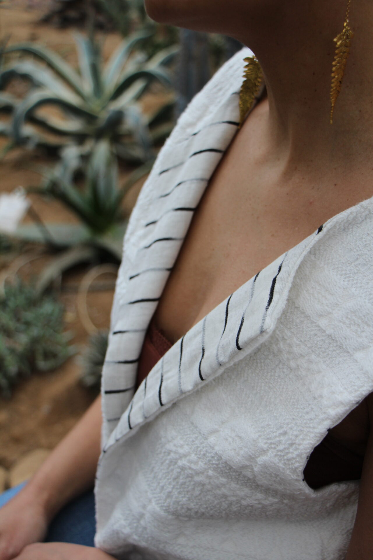 Gilet Brittany réversible carlotta par morgane raguenes