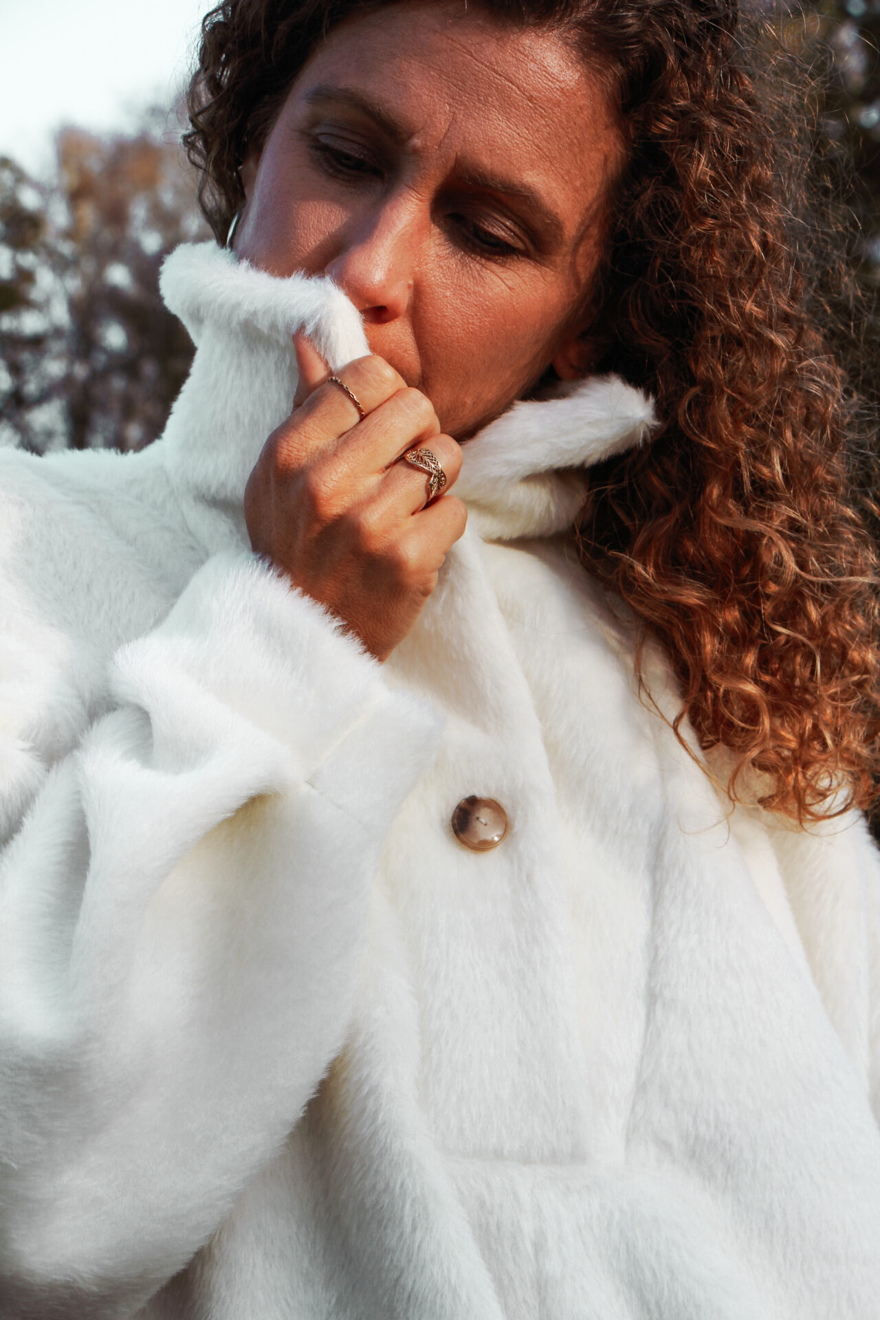 Veste ALASKA blanc cassé N°3