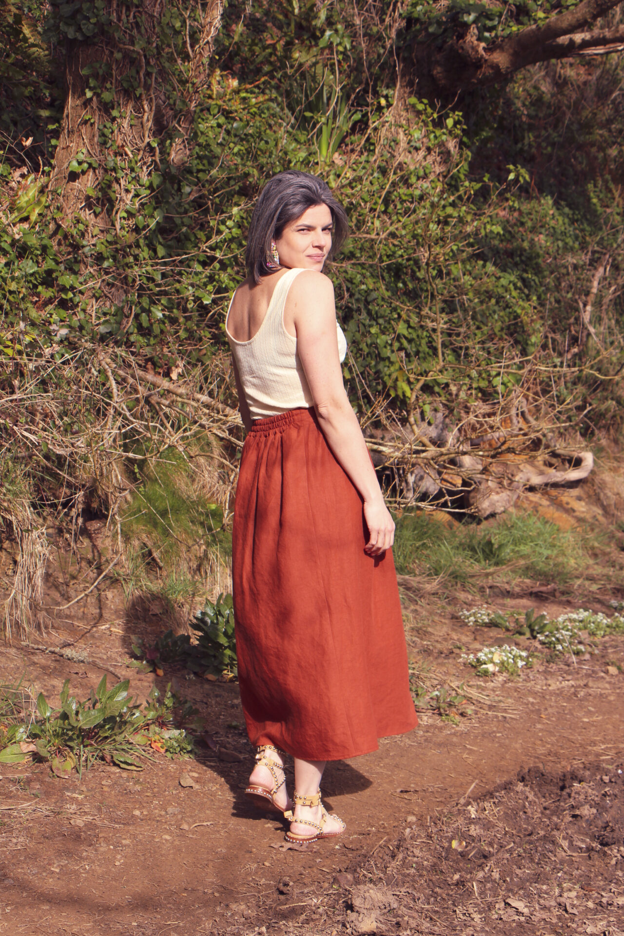 Jupe JANET LIN PAPRIKA