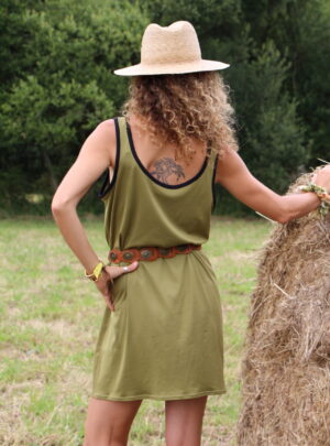 Robe Savane kaki olive