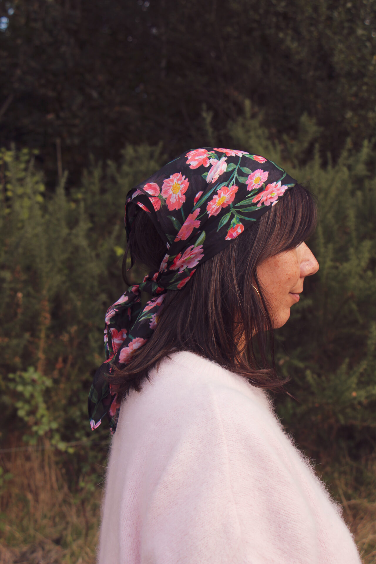 Foulard carré LILI-ROSE