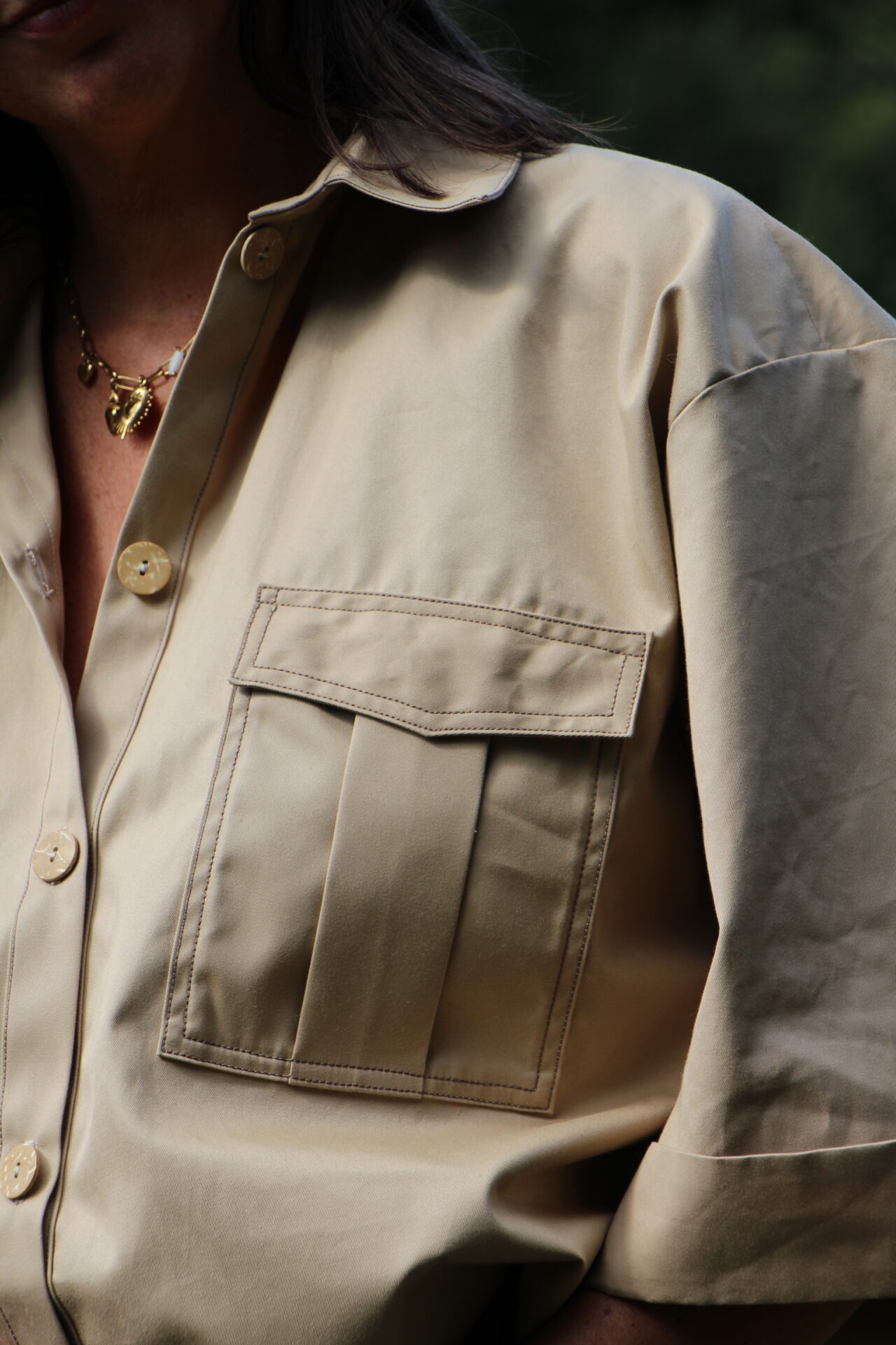 Chemisette MILA Saharienne