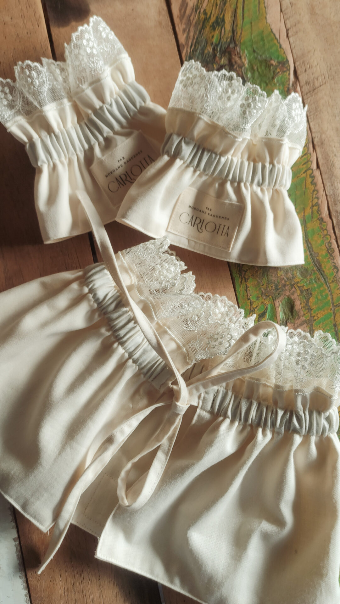 Ensemble faux col manchettes