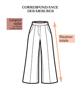 Pantalon bobbi rouge framboise